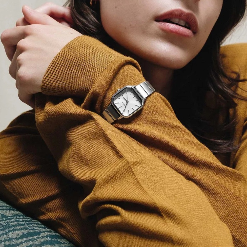 NWT Breda | Esther Watch | Square Face | Silver